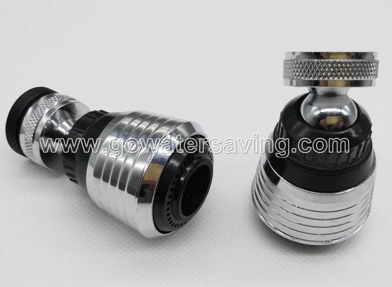 dual function kitchen faucet swivelling aerator